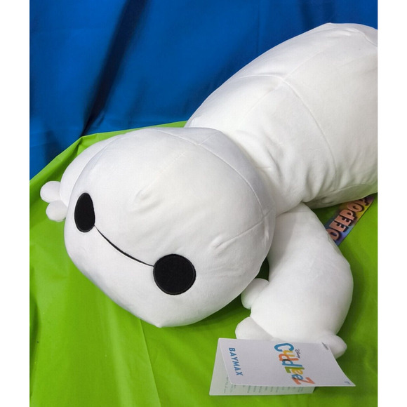 Disney Store Big Hero 6 Baymax Cuddleez Soft White Pillow Buddy 22" With Tags - Picture 2 of 9